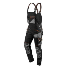 Neo Tools Munkanadrág, kantáros, karcsúsított(slim fit), 60% pamut, 37% polyester, 3% elastane, 285 g/m2, XXL (81-248-XXL)