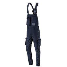 Neo Tools Munkanadrág, kantáros, tengerészkék, Navy, 60% pamut + 40% poliészter, M (81-244-M)