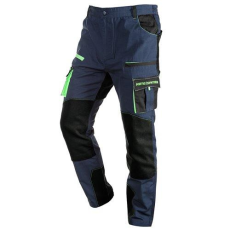 Neo Tools Munkanadrág, Motosynteza, 100% pamut, szakadásmentes szövet, 3soros varrat, térdprotektor zseb, XXXL (81-235-XXXL)