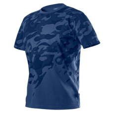 Neo Tools Munkapóló, Camo Navy, tengerészkék, terepmintás, 100% pamut, XL (81-603-XL)