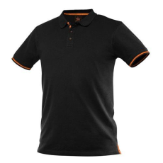 Neo Tools Munkapóló, fekete, galléros, Garage, pique, 100% pamut, 195g/m2, XL (81-657-XL)