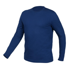 Neo Tools Munkavédelmi póló, hosszú ujjú, tengerészkék, 100% pamut, XL