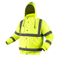Neo Tools Neo láthatósági munkavédelmi kabát, könnyű szigetelő béléssel, sárga, XXXL