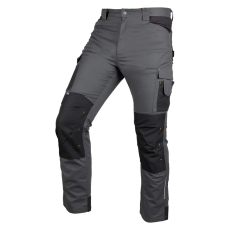 Neo Tools Neo munkásnadrág Mix&Match Canvas, 280g/m2, külső zsebek, Cordura részek, fényvisszav. betétek, szürke-fek., XXL