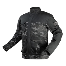 Neo Tools Terepmintás Munkavédelmi kabát CAMO URBAN, 60% pamut, 37% poliészter, 3% elasztán, XXXL