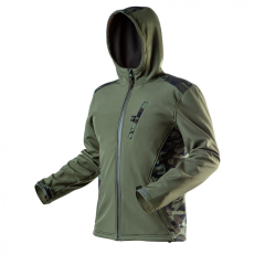 NEO (Topex) NEO Softshell, Víz- és szélálló Munkadzseki, terepmintás/olíva vízállóság:5000, Lélegző:3000,XL