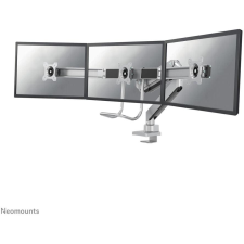 Neomounts NM-D775DX3SILVER asztali TV konzol 68,6 cm (27") Ezüst (NM-D775DX3SILVER) tv állvány és fali konzol