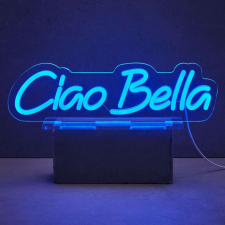 Neon LED Lámpa - Ciao Bella - 12cm világítás