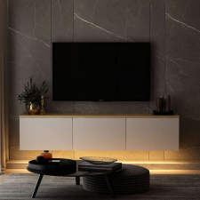  Neonv2 Tv-állvány fehér Tölgy bútor