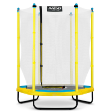 NEOSPORT Neo-Sport Gyermek kerti Trambulin 140cm - sárga trambulin szett