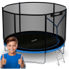 NEOSPORT Neo-Sport külső hálós Trambulin létrával 183cm, 50kg - Kék