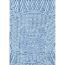 Nepii bambusz pléd 70*110 cm - kék maci babaágynemű, babapléd