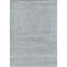 Nepii bambusz pléd 70*110 cm - szürke szívecske babaágynemű, babapléd
