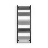 Nero Fekete 600x1600mm törölközőszárító radiátor egyenes | Készletről | Gyors kiszállítással