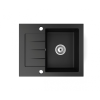 Nero Gránit mosogatótálca NERO Monza + szifon (matt fekete)