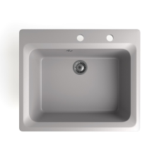 NERO Granite Gránit mosogató - NERO Italia - szürke mosogatótálca