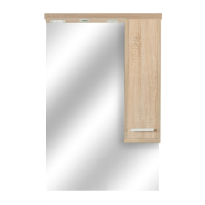  Nerva 65 cm-es tükrös felsőszekrény, Sonoma tölgy fürdőszoba bútor