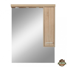  Nerva 75 cm-es tükrös felsőszekrény, Sonoma tölgy fürdőszoba bútor