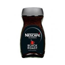 NESCAFE Instant kávé, 200 g, üveges, NESCAFÉ \"Black Roast\" kávé