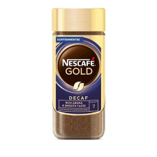 NESCAFE Instant kávé, koffeinmentes, 100 g, üveges, NESCAFÉ Gold (KHK945) kávé