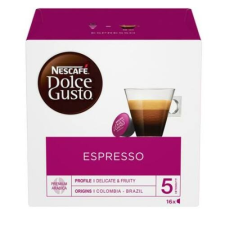 NESCAFE Kávékapszula, 16 x 5,5 g, NESCAFÉ "Dolce Gusto Espresso" kávé