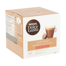 NESCAFE Kávékapszula NESCAFE Dolce Gusto Cortado koffeinmentes 16 kapszula/doboz kávé