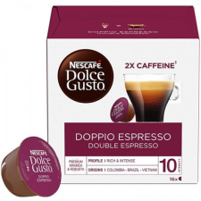 NescafÉ Nescafé Doppio Dolce Gusto kompatibilis Kávé kapszula 10 db (DOPPIO) kávé