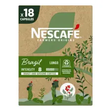 NescafÉ Nescafé Farmers Brazil Lungo Nespresso kávékapszula 18db kávé