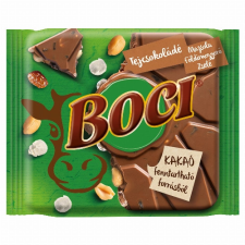 Nestlé hungária kft Boci tejcsokoládé földimogyoróval, zselével és mazsolával 90 g csokoládé és édesség