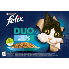 Nestlé hungária kft Felix Cat alutasakos 4*85g aszpikos Halas válogatás Duo macskaeledel