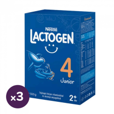 Nestlé Lactogen 4 Junior tejalapú italpor vitaminokkal és ásványi anyagokkal 24 hó+ (3x500 g) bébiétel