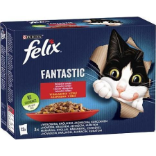 Nestle Macskaeledel, 12x85 g, FELIX "Fantastic", házias válogatás (12448309) macskaeledel