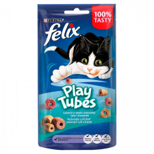 Nestlé Purina Felix Play Tubes macska jutalomfalat sült hal és garnélarák ízesítéssel 50 g jutalomfalat macskáknak