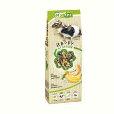 Nestor HAPPY táp egerek és egérugróknak banánnal és rizzsel 700ml/370 rágcsáló eledel