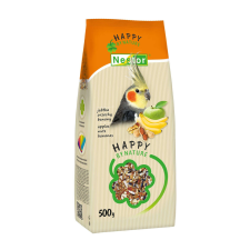 Nestor HAPPY táp közepes testü papagájnak gyümölccsel és mogyoróval 500g madáreledel