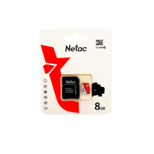 NETAC Natec 8GB P500 Eco microSDHC CL10 Memóriakártya + Adapter memóriakártya