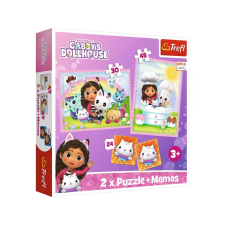  Netflix: Gabi babaháza 2 az 1-ben puzzle + memóriajáték puzzle, kirakós