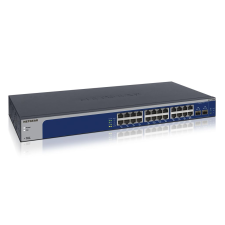 Netgear 24 Portos Menedzselhető Ethernet Switch (XS724EM-100EUS) (XS724EM-100EUS) hub és switch