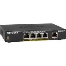 Netgear 5 portos POE+ Unmanaged Switch (GS305P-200PES) (S305P-200PES) hub és switch