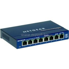 Netgear 8 Port Gigabit Ethernet Switch 10/100/1000 Mbps  (GS108GE) hub és switch