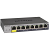 Netgear GS108Tv3 8-Port Gigabit Ethernet Smart Managed Pro Switch with Cloud Management