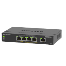 Netgear GS305EP SOHO Plus Gigabit Switch - Fekete hub és switch