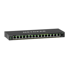 Netgear GS316EP Switch unmanaged 16xGE PoE+ hub és switch