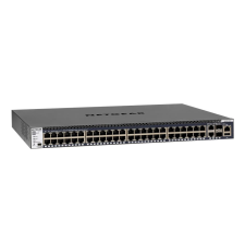 Netgear M4300-52G Gigabit Switch - Fekete hub és switch