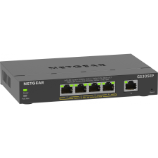 Netgear Plus GS305EP-100PES - managed/POE+/63W (GS305EP-100PES) hub és switch