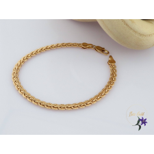  Netta 21 antiallergén csavart szemes karkötő-18K karkötő