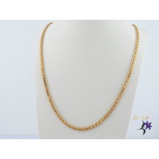  Netta antiallergén 55/4 csavart mintás nyaklánc -18K nyaklánc