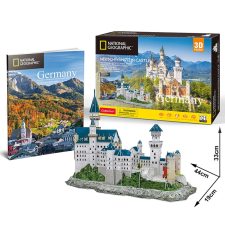  Neuschwanstein kastély 3D puzzle - National Geographic puzzle, kirakós