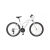 Neuzer Mistral 30 2022 női hobbi 26-os MTB kerékpár, 21s., alumínium, 19-es vázméret, fehér-lila-kék