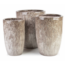 NEVA MARBLE 3 darabos kerámiacserepes készlet 37-24 cm kerti tárolás